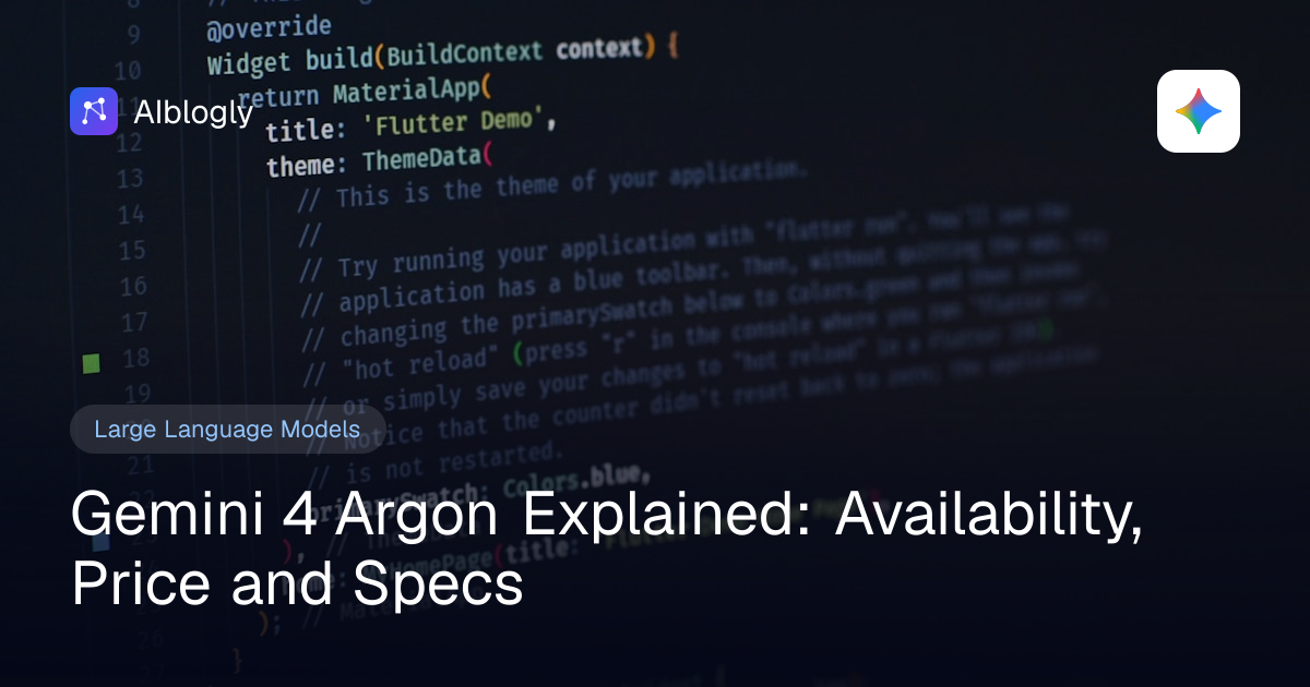 Gemini 4 Argon Explained: Availability, Price and Specs