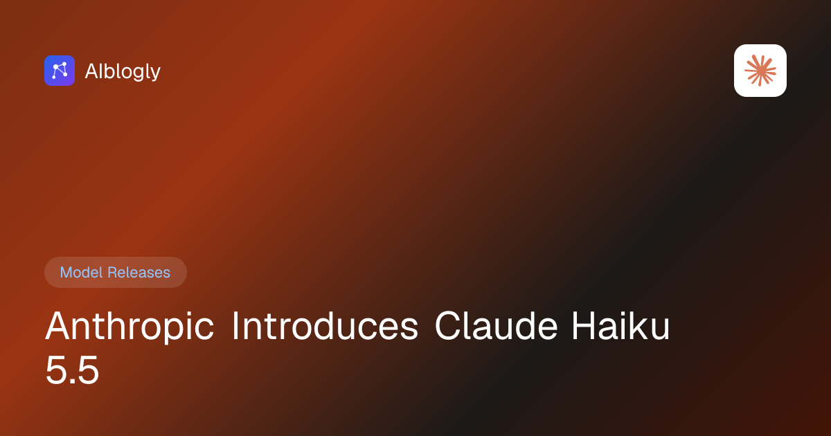 Anthropic Introduces Claude Haiku 5.5