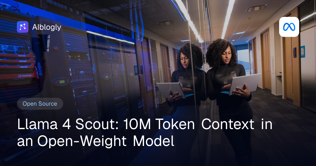 Llama 4 Scout: 10M Token Context in an Open-Weight Model