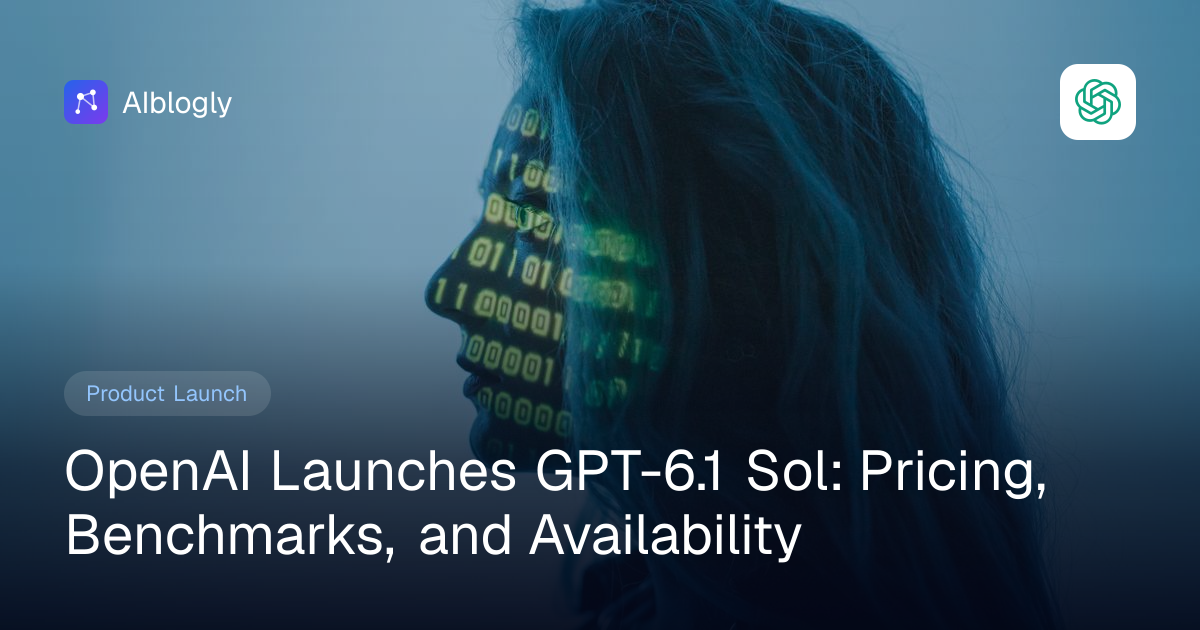 OpenAI Launches GPT-6.1 Sol: Pricing, Benchmarks, and Availability