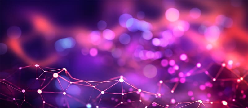 An abstract network of connected points